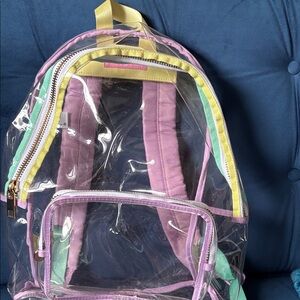 Stoney Clover Lane for target Clear Backpack with Pastel Accents